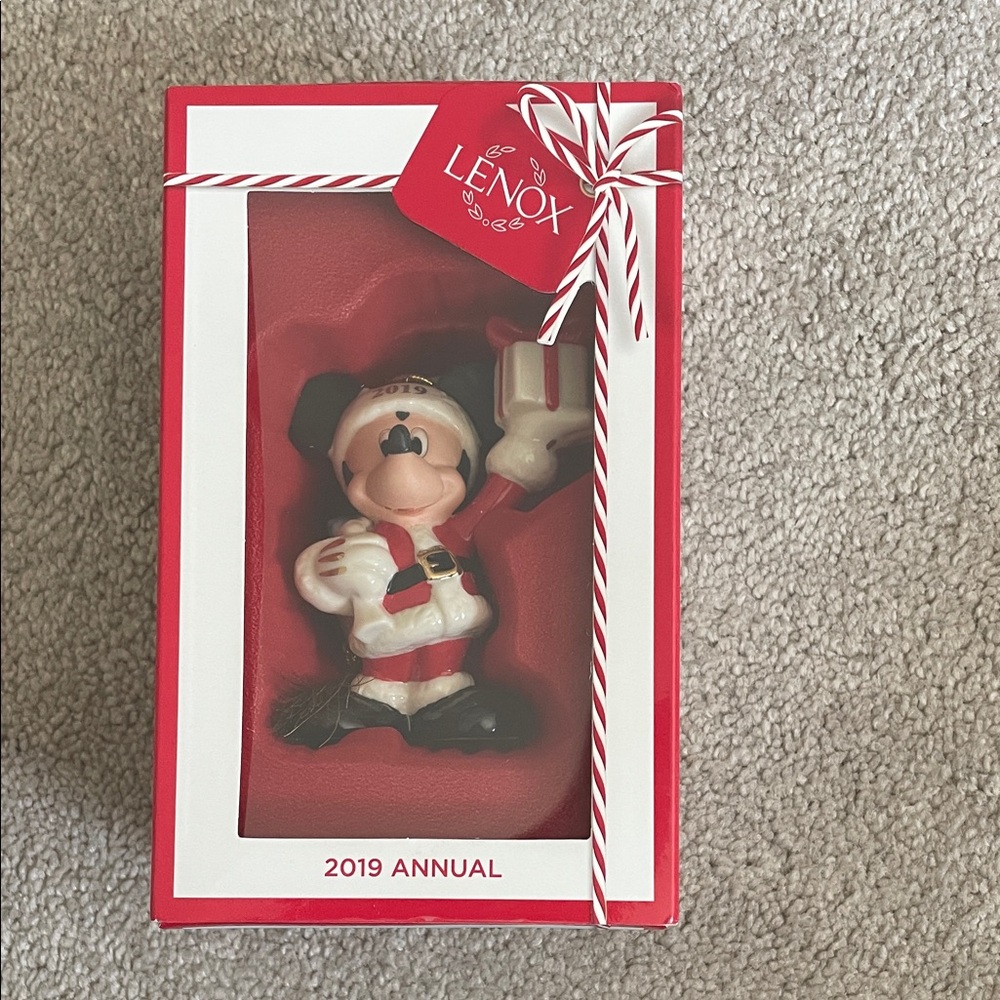 Lenox Festive Santa Mickey Ornament